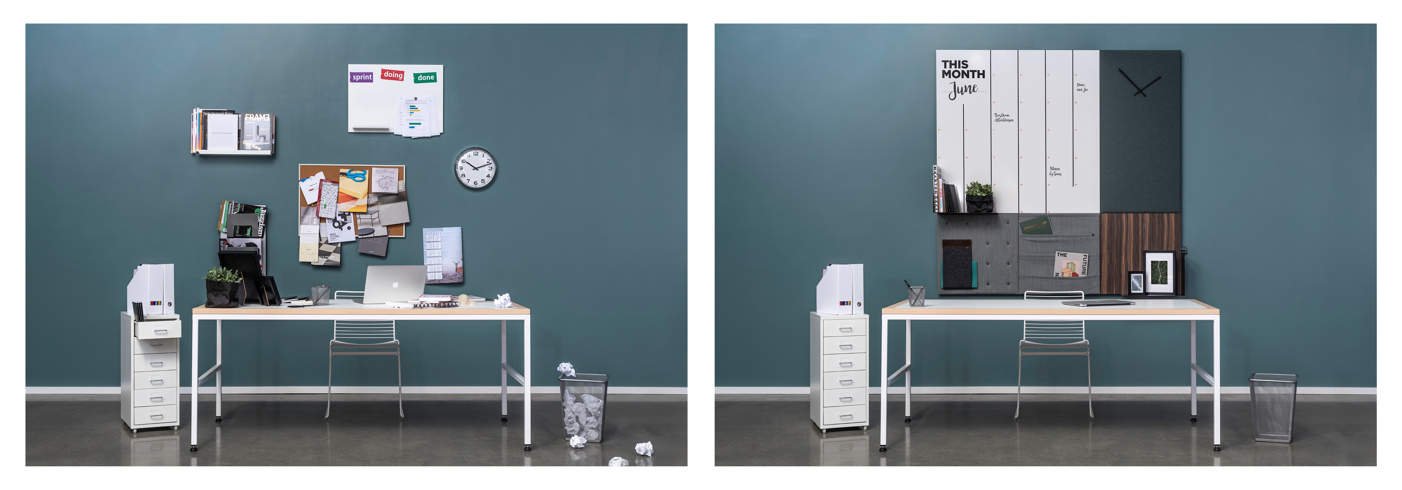 Losse notities aan de muur zijn doorgaans meer last dan gemak. Dock Four Stylepads bieden wel het gewenste overzicht en combineren functionaliteit met design