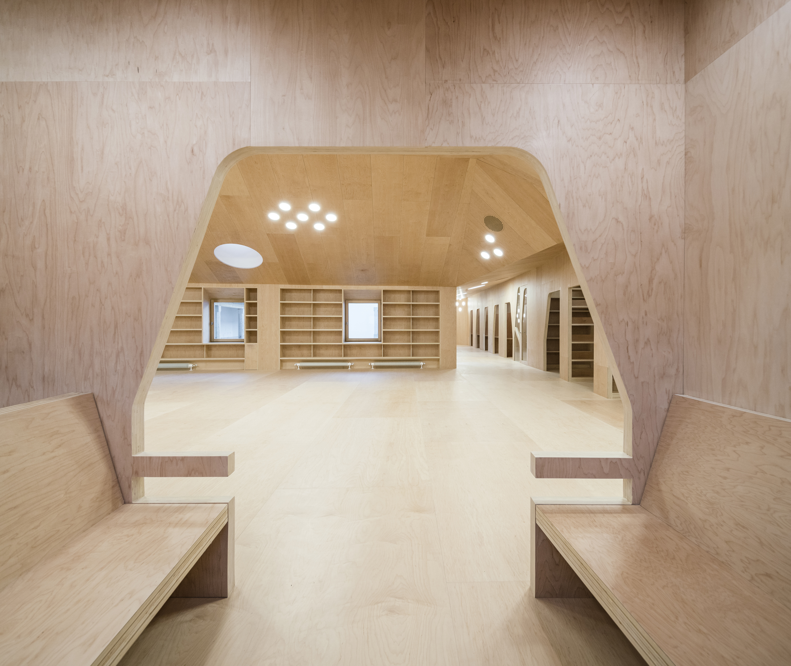 Openbare Bibliotheek, Baiona - Murado & Elvira. Beeld Imagen Subliminal