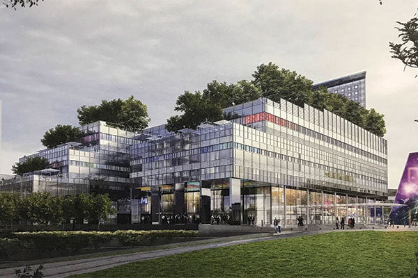 Neo, Brussels, een ontwerp van Jean Nouvel