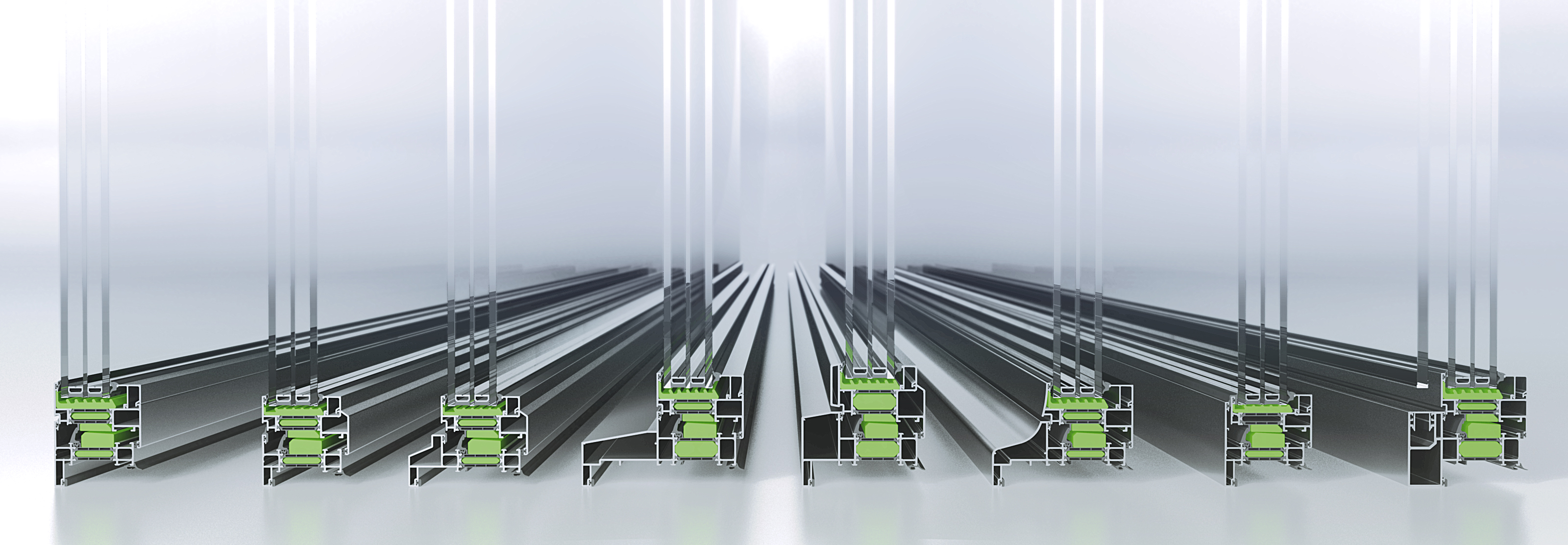 Momenteel loopt het onderzoek naar de Cradle to Cradle certificering van de modulaire RT raam- en
Deursystemen.