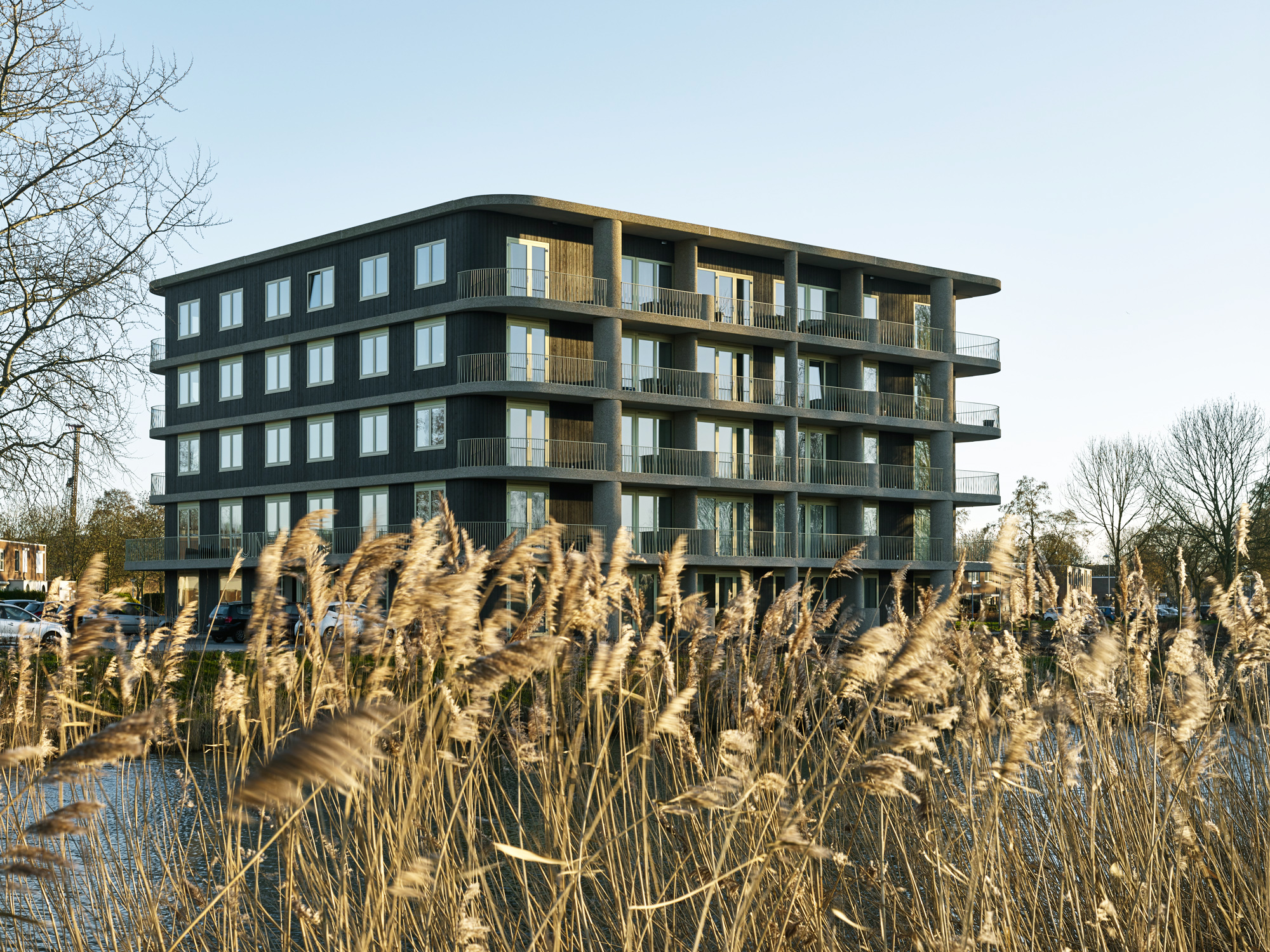 Tuinhuis Almere noord west gevel. Beeld: Stefan Müller