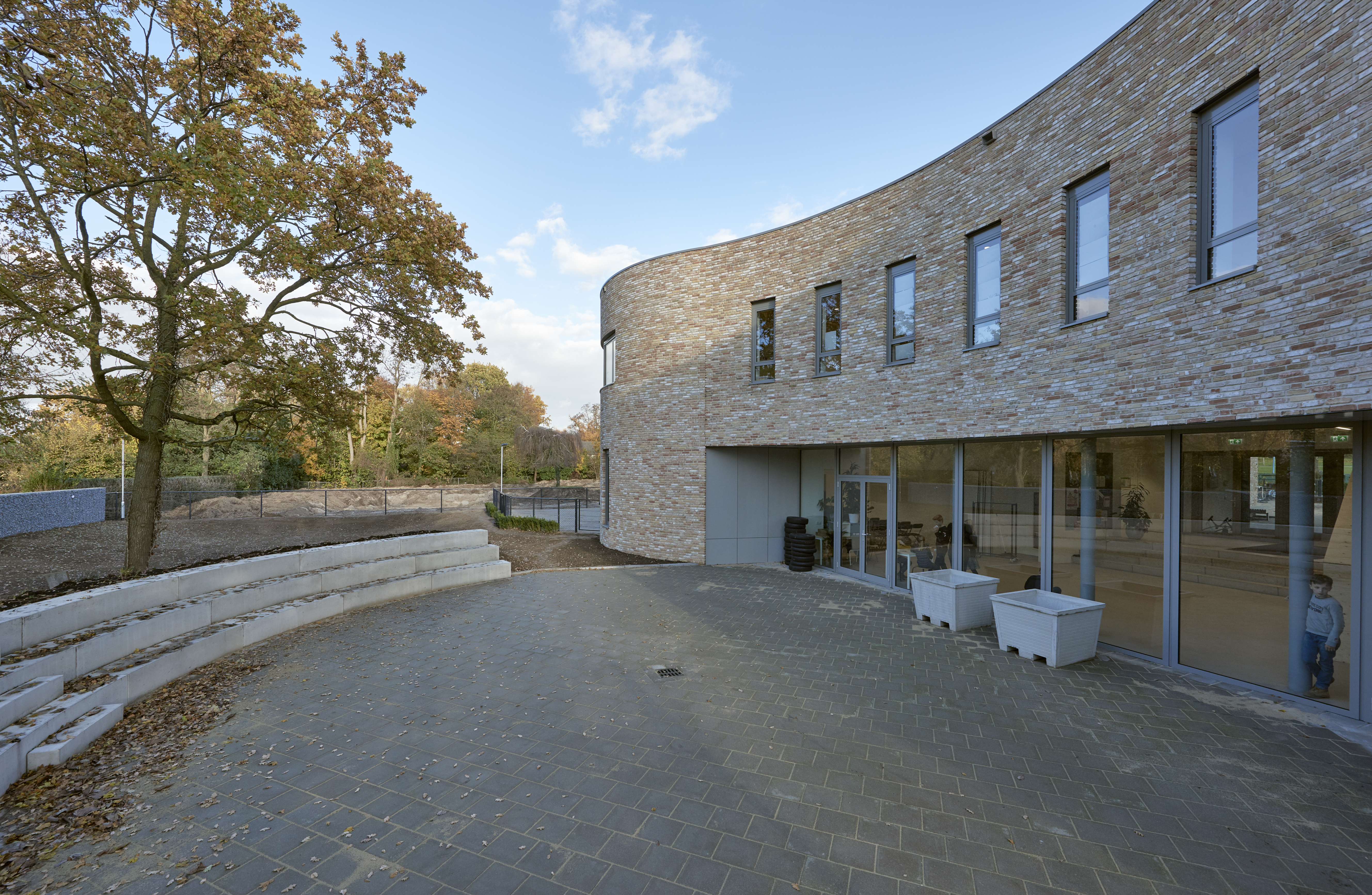 Basisschool de Klokkenberg in Nijmegen, ontworpen door Bendien Wierenga Architecten.