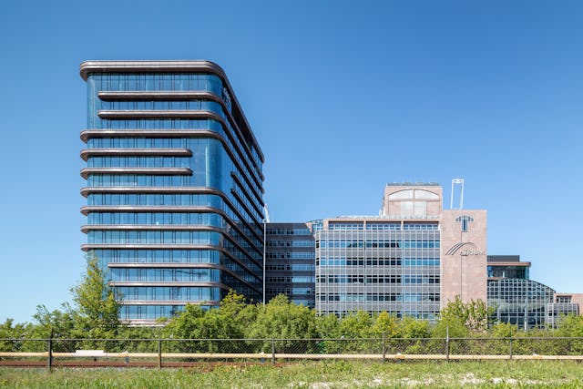 Atrium Zuidas MVSA Architects. Beeld Laurens Kuipers