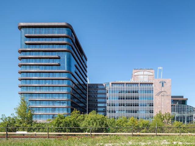 Atrium Zuidas MVSA Architects. Beeld Laurens Kuipers