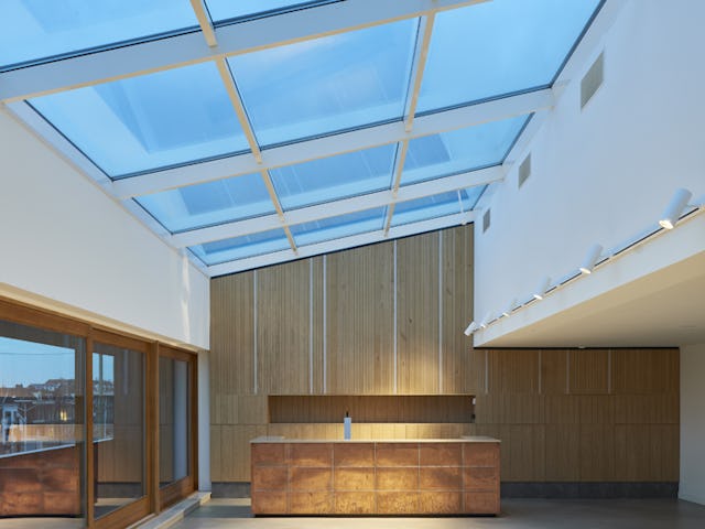 Interieur Studenten vereniging Phoenix in Delft. Ontworpen door Bendien Wierenga Architecten.