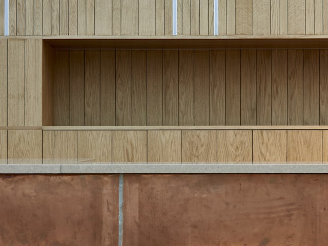 Interieur Studenten vereniging Phoenix in Delft. Ontworpen door Bendien Wierenga Architecten.