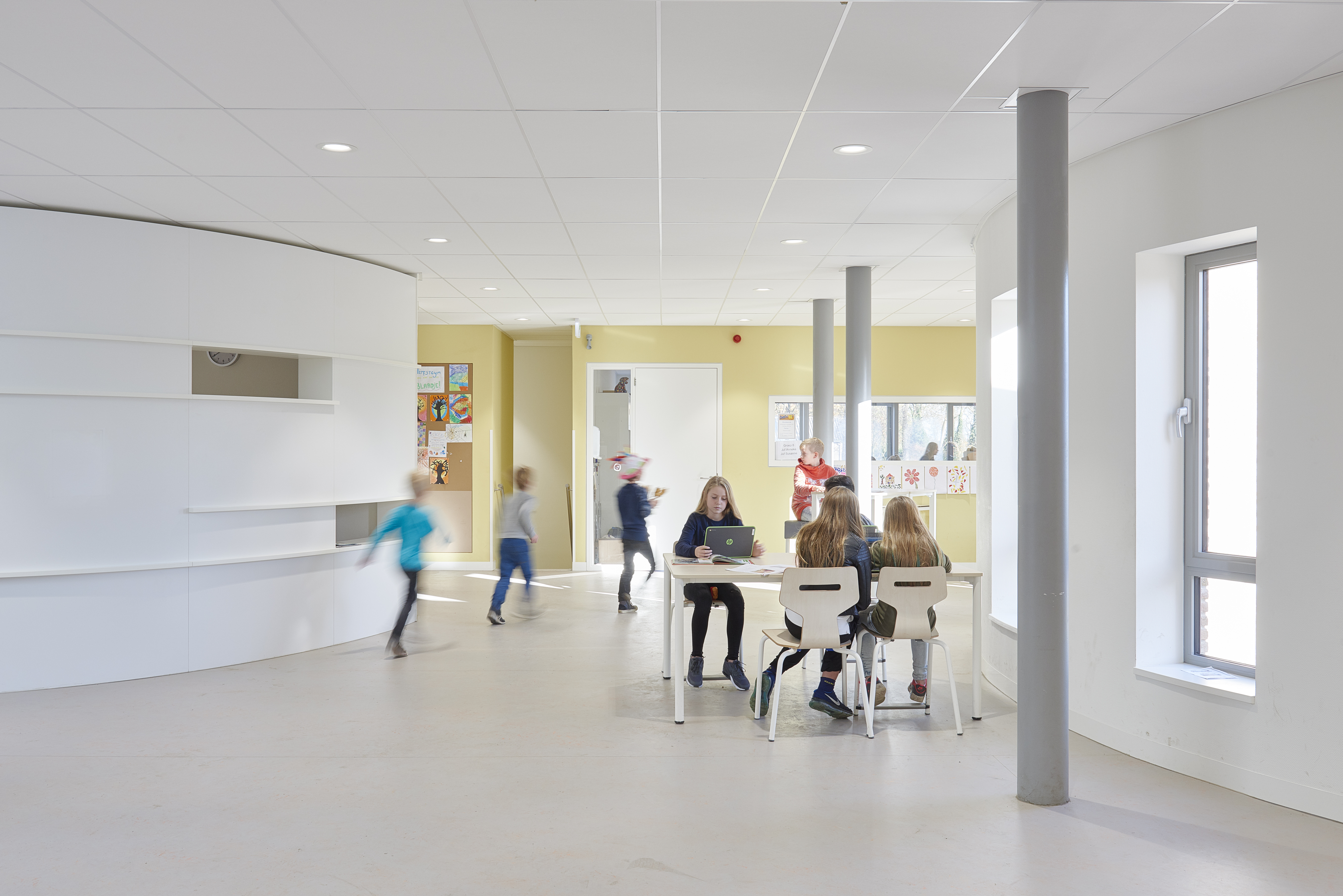 Basisschool de Klokkenberg in Nijmegen, ontworpen door Bendien Wierenga Architecten.