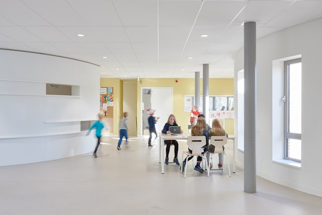 Basisschool de Klokkenberg in Nijmegen, ontworpen door Bendien Wierenga Architecten.