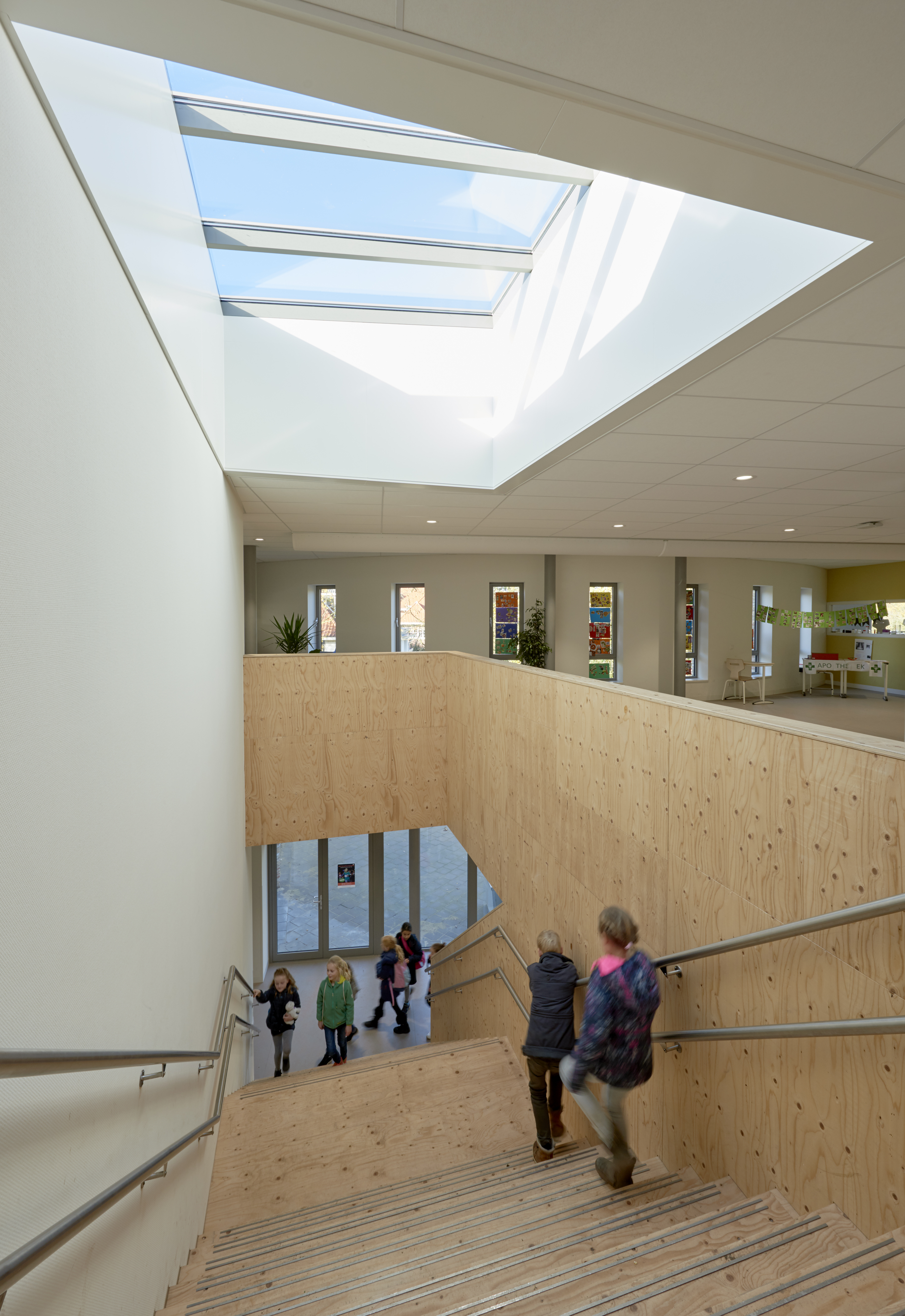 Basisschool de Klokkenberg in Nijmegen, ontworpen door Bendien Wierenga Architecten.