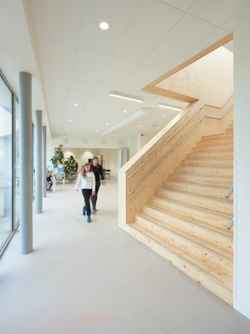 Basisschool de Klokkenberg in Nijmegen, ontworpen door Bendien Wierenga Architecten.