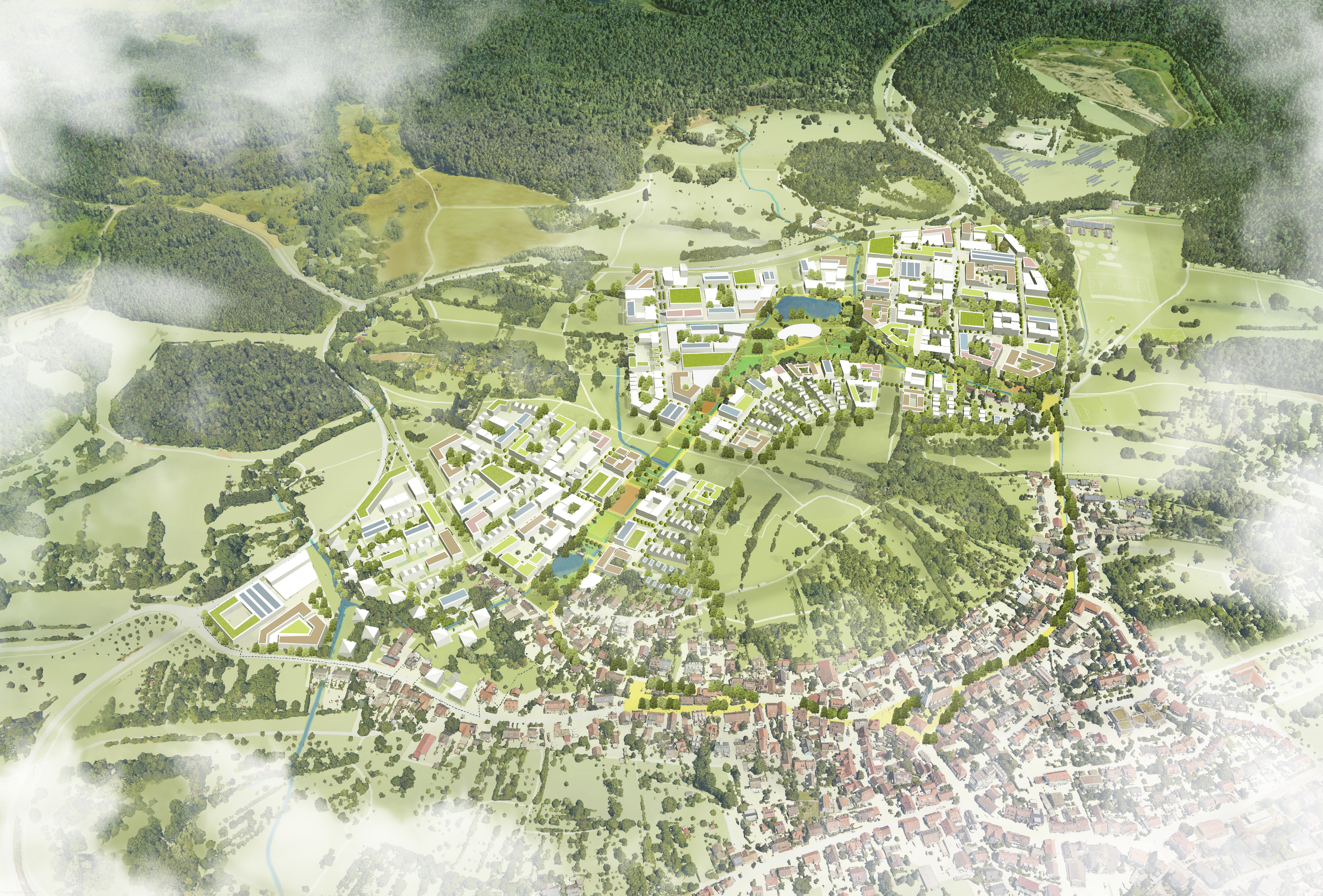 Masterplan Hafner in Konstanz (DE) door KCAP, Ramboll Studio Dreiseitl, ARGUS en ENERGY-GROUP.CH, beeld KCAP en Ramboll Studio Dreiseitl