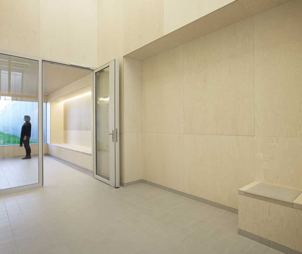 Entreegebouw Pieter Baan Centrum Almere door studio PROTOTYPE, beeld Jeroen Musch 