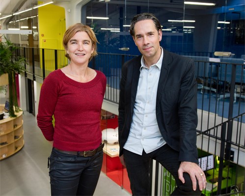 Inger Kammeraat en Jacob van Rijs. Beeld:  Otto Snoek
