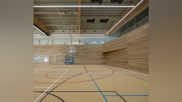 Sportcentrum Europapark, Groningen - VenhoevenCS. Beeld Ossip van Duivenbode