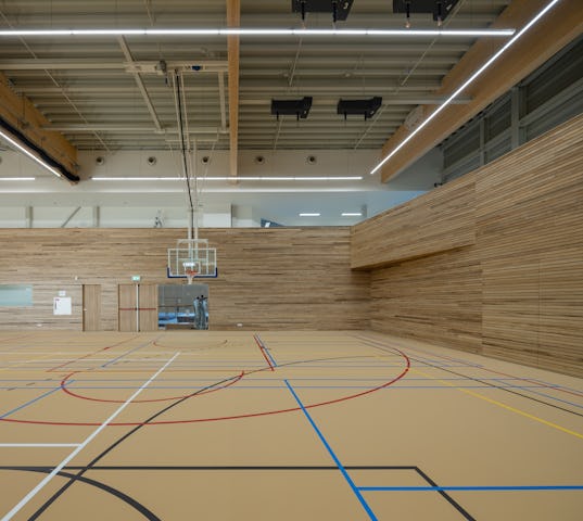 Sportcentrum Europapark, Groningen - VenhoevenCS. Beeld Ossip van Duivenbode