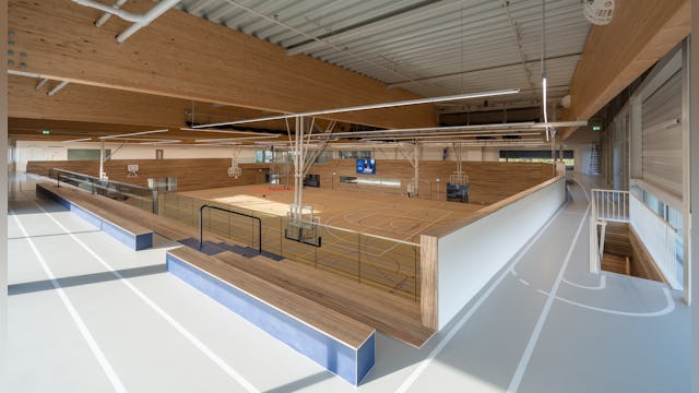 Sportcentrum Europapark, Groningen - VenhoevenCS. Beeld Ossip van Duivenbode