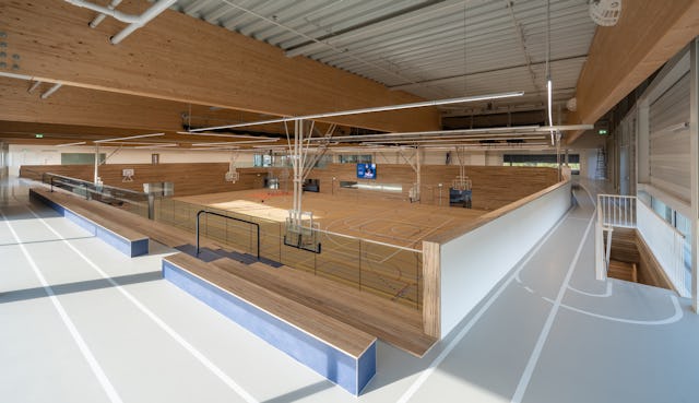 Sportcentrum Europapark, Groningen - VenhoevenCS. Beeld Ossip van Duivenbode