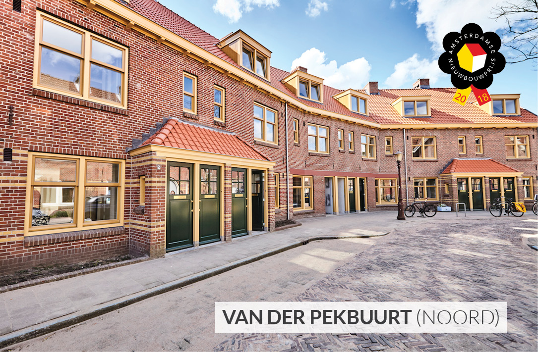 Van der Pekbuurt wint Amsterdamse Nieuwbouwprijs 2018