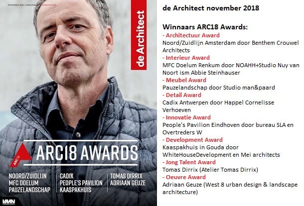 Verschenen: de Architect november 2018