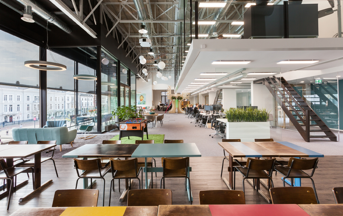 Open kantoorruimte, fotografie Rob Kater