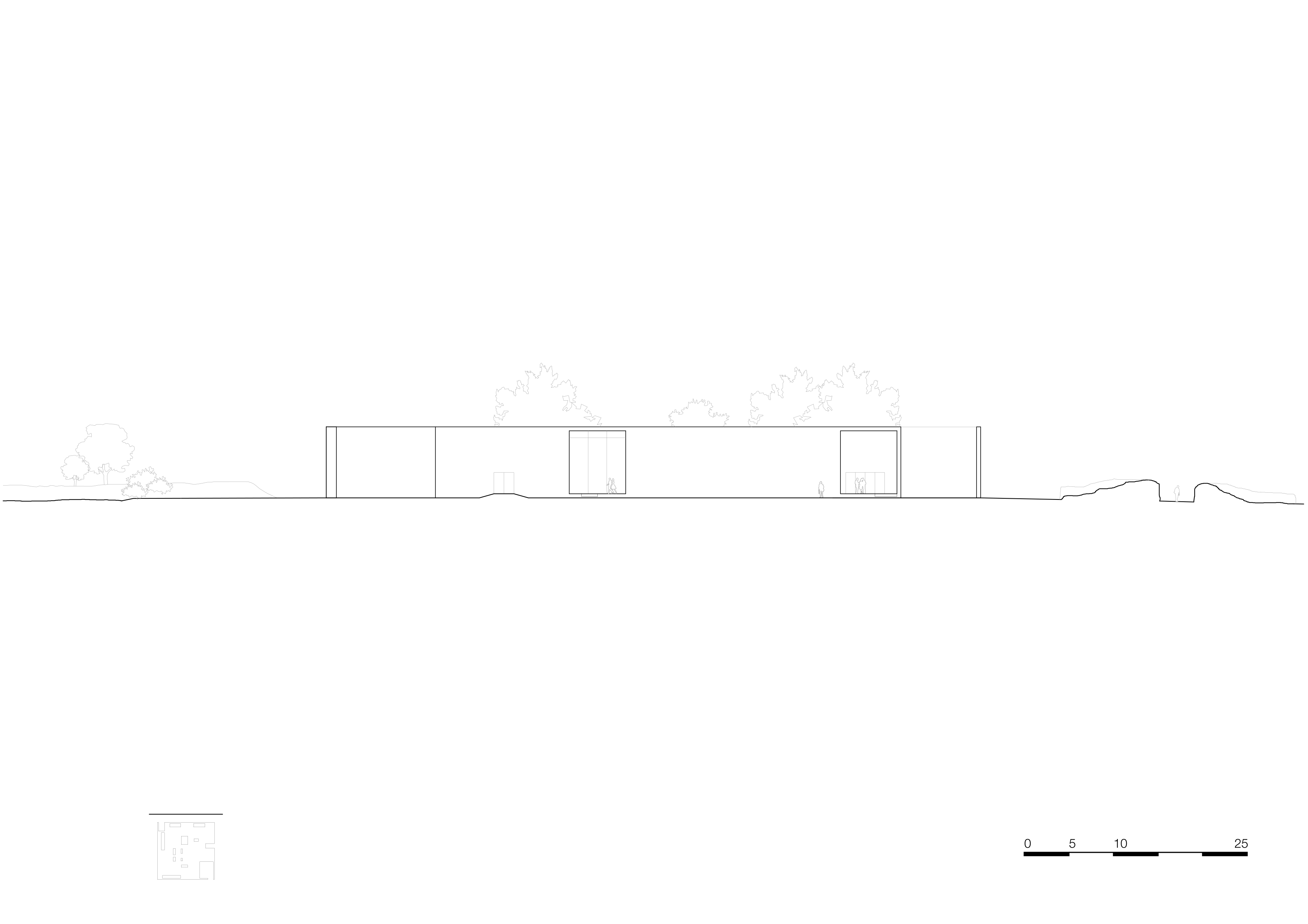 facade east 1_500. Crematorium Siesegem -KAAN Architecten. beeld Simone Bossi
