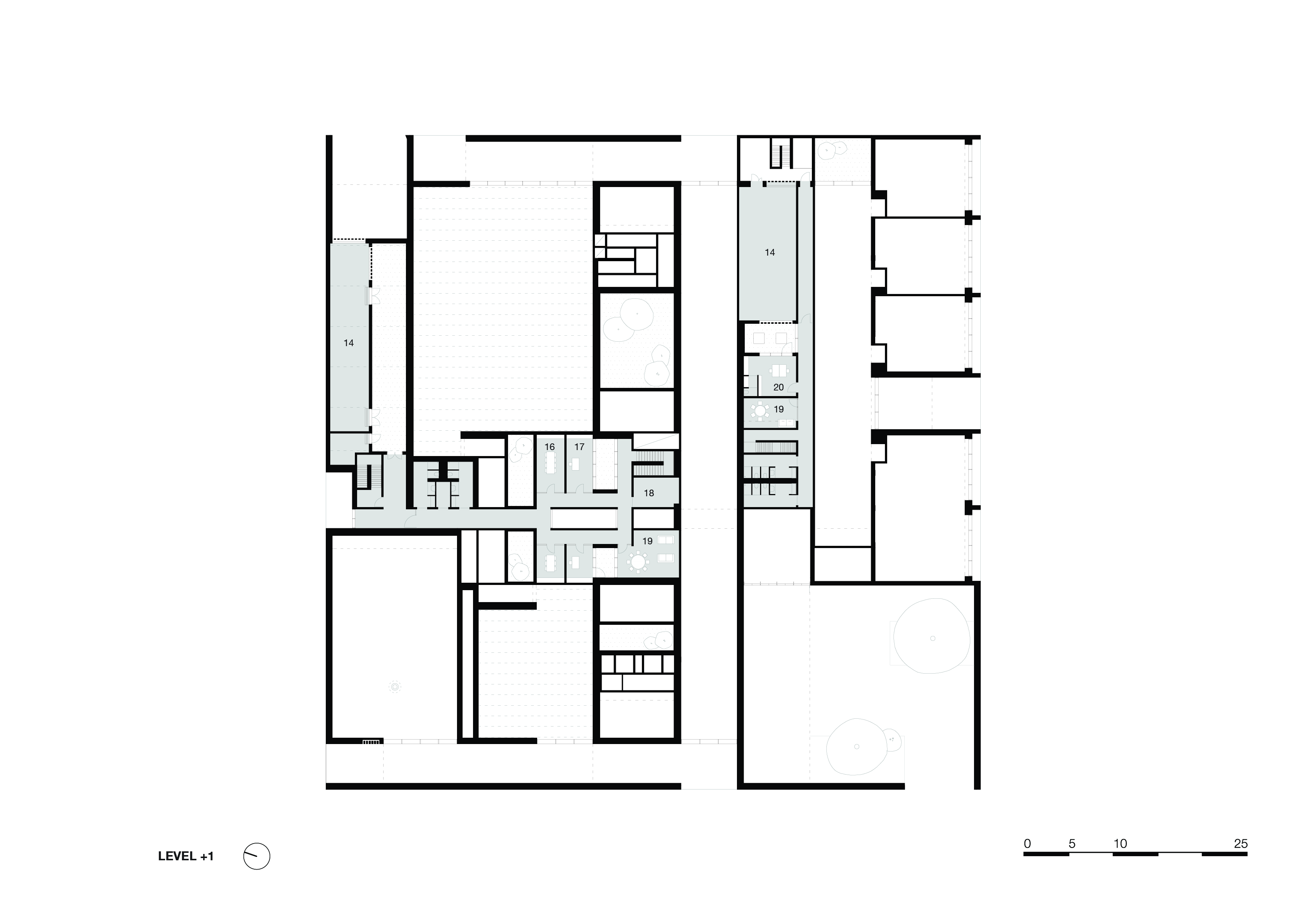 level-1. Crematorium Siesegem -KAAN Architecten. beeld Simone Bossi