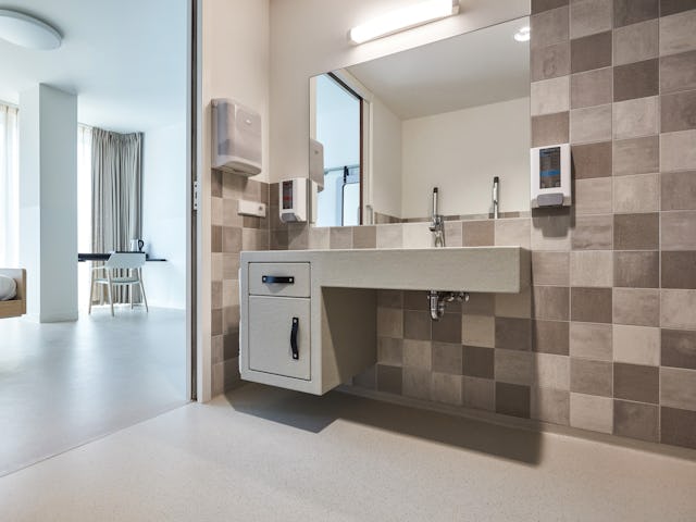 Zorghotel Domstate, Utrecht - DiederenDirrix en Van Eijk & Van der Lubbe. beeld Jeroen van der Wielen