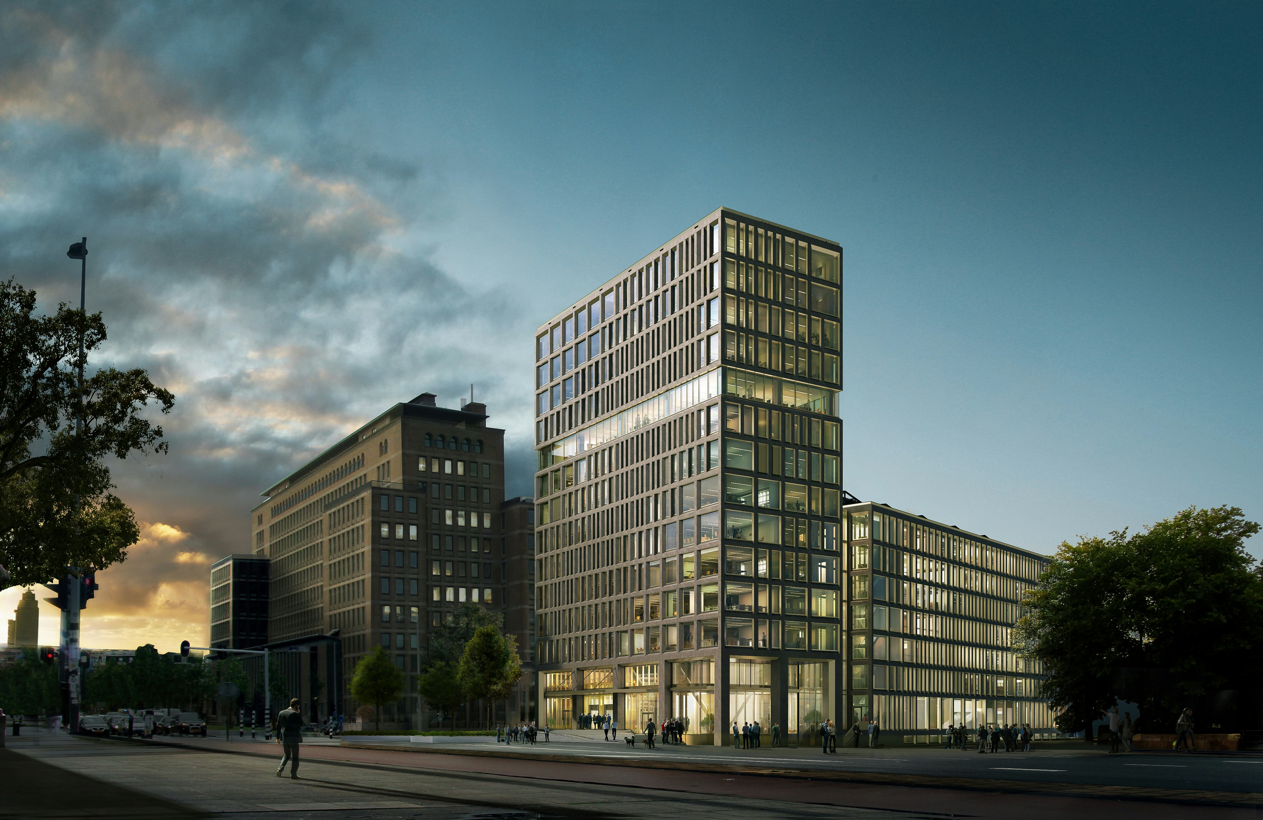 Conradhuis voor Hogeschool van Amsterdam door Team RSG (Powerhouse Company, de Architekten Cie. en Marc Koehler Architects), beeld Powerhouse Company