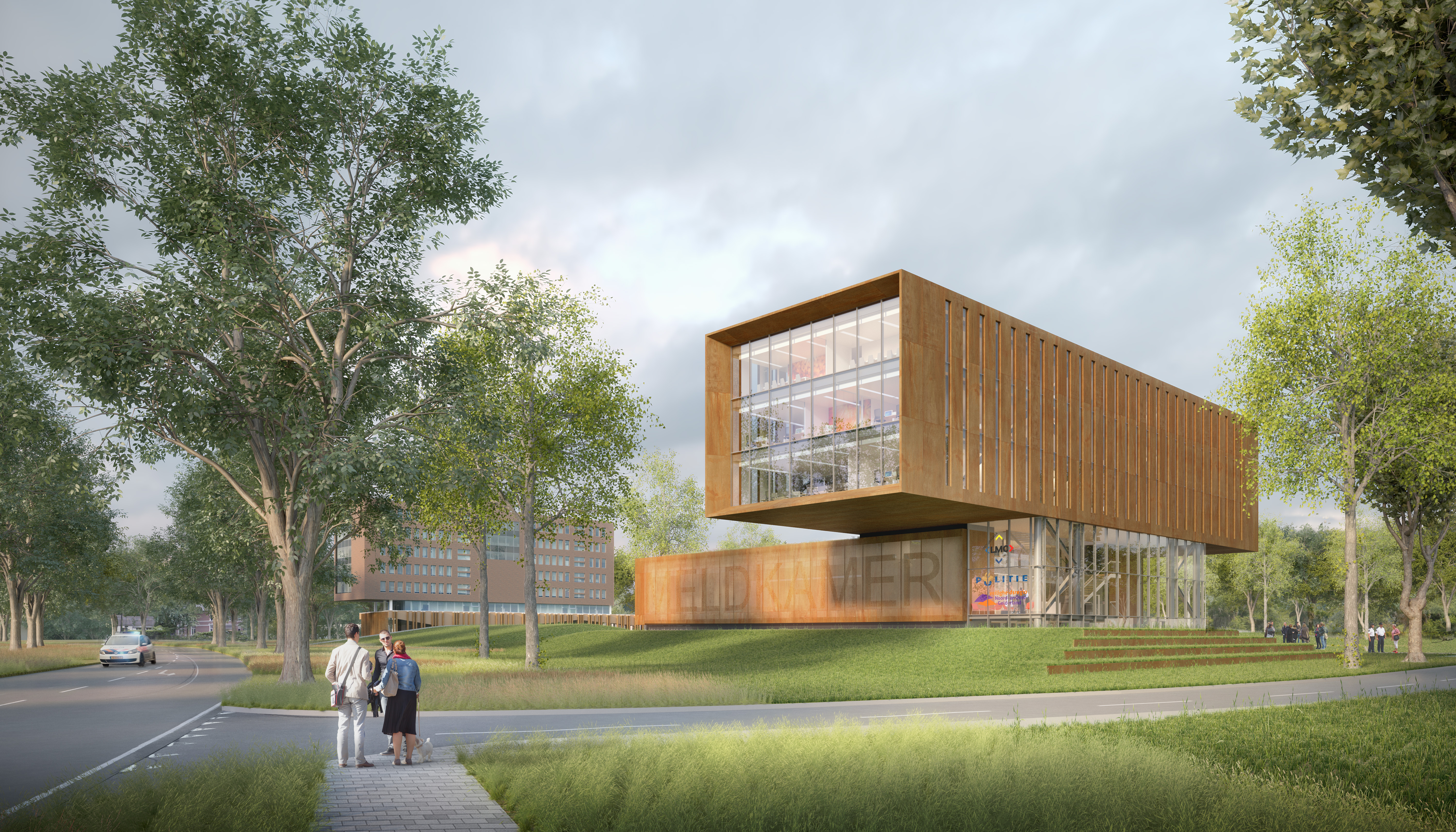 In nauwe samenwerking met alle betrokkenen wordt momenteel gewerkt aan de verdere uitwerking van de plannen. Het gebouw als afgebeeld is dan ook nog een schets, niet het afgeronde en goedgekeurde definitieve ontwerp. 