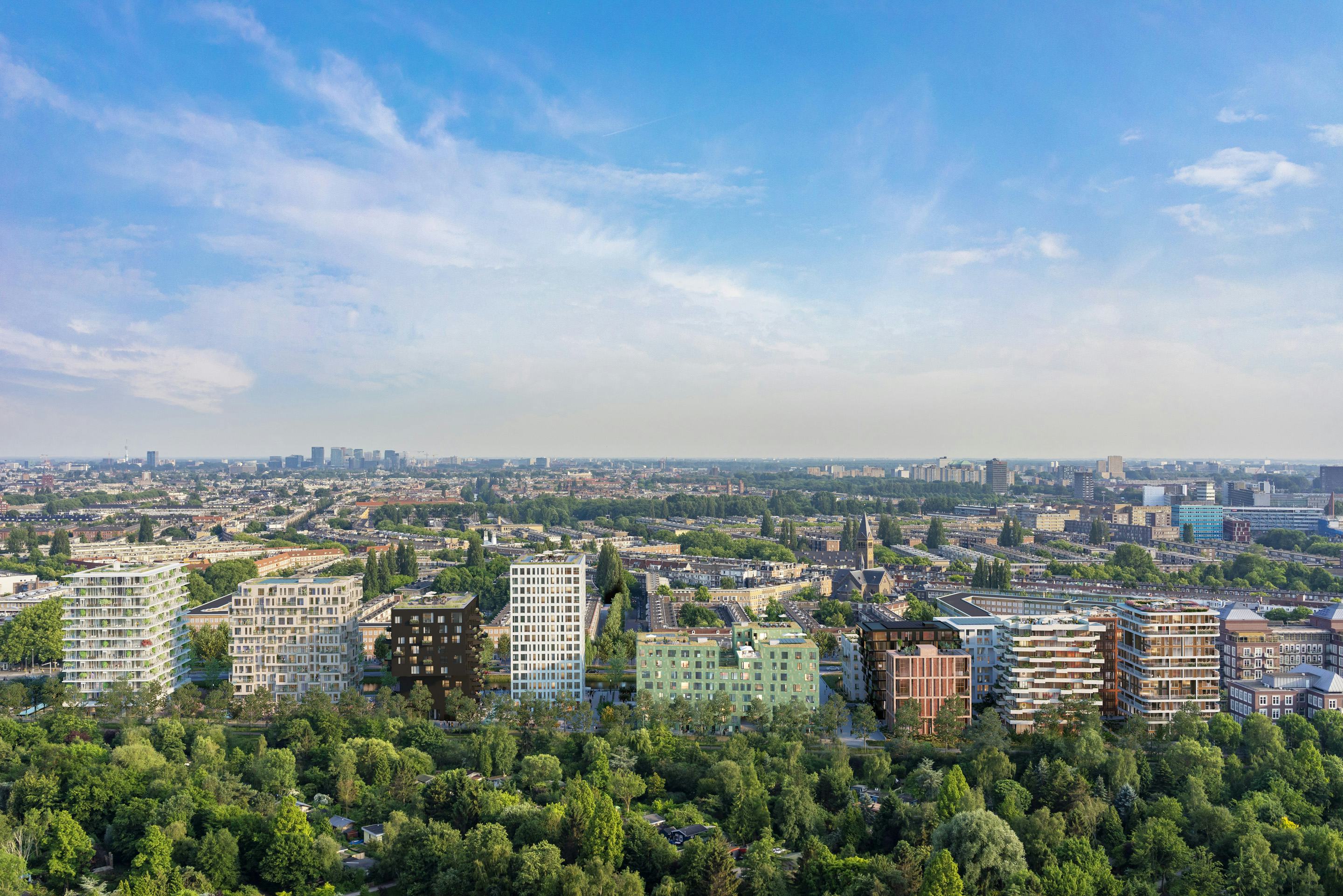Masterplan Westerpark West in Amsterdam door MVRDV, beeld CIIID