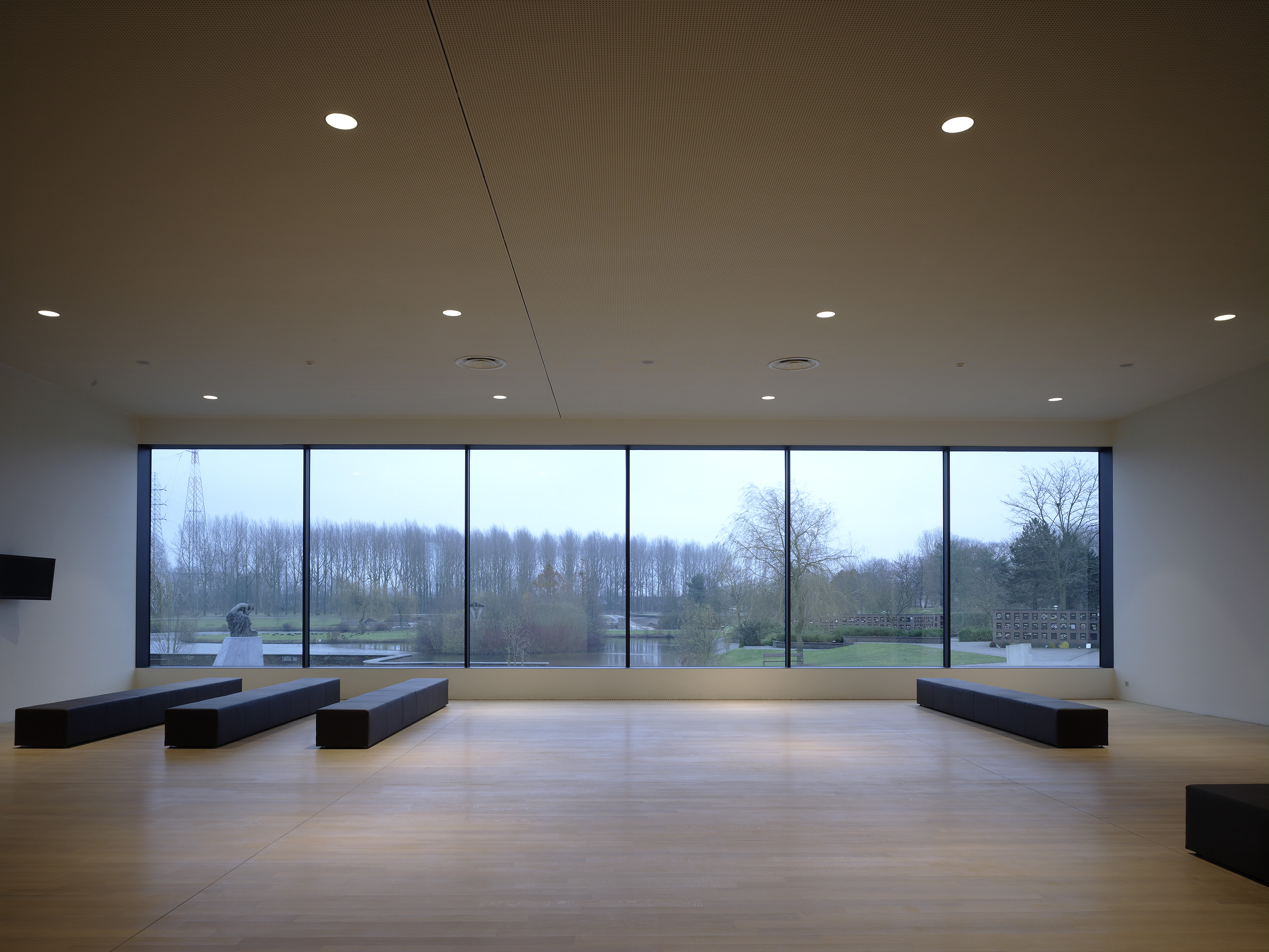 Crematorium Heimolen in Sint-Niklaas door KAAN Architecten, beeld Christian Richters