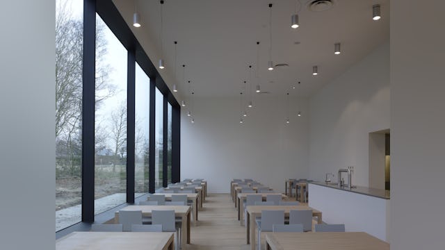 Crematorium Heimolen in Sint-Niklaas door KAAN Architecten, beeld Christian Richters