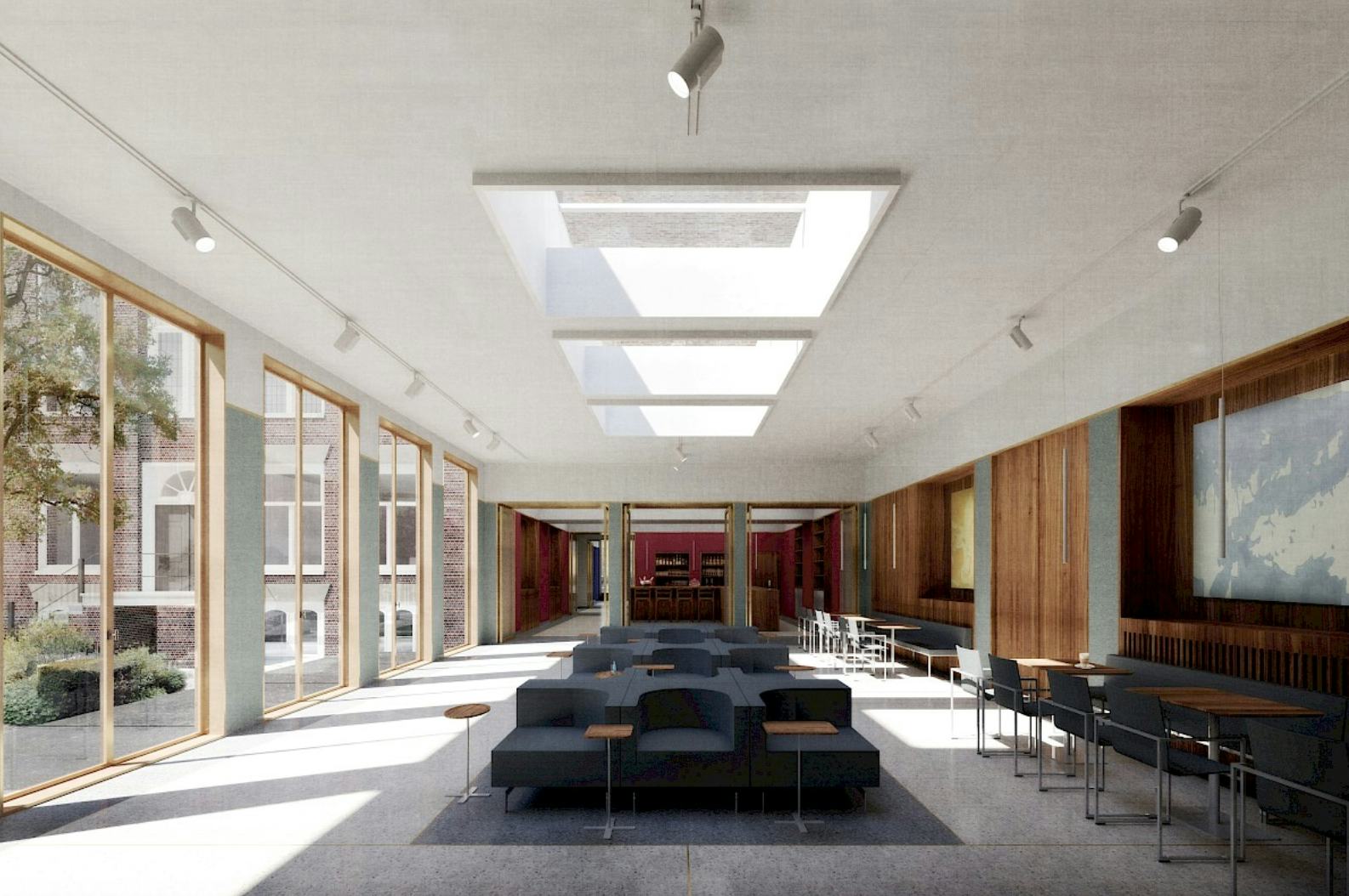 Office Winhov, Trippenhuis complex Amsterdam, 2015–2018, Tuinzaal