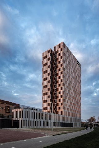 Postillion Hotel Amsterdam door concrete, beeld Isabel Nabuurs voor concrete