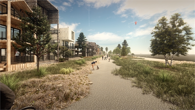 Het toekomstige Strandeiland