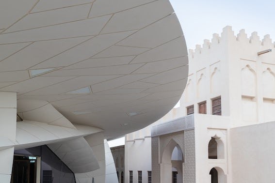 National Museum of Qatar door Jean Nouvel. Beeld: Iwan Baan