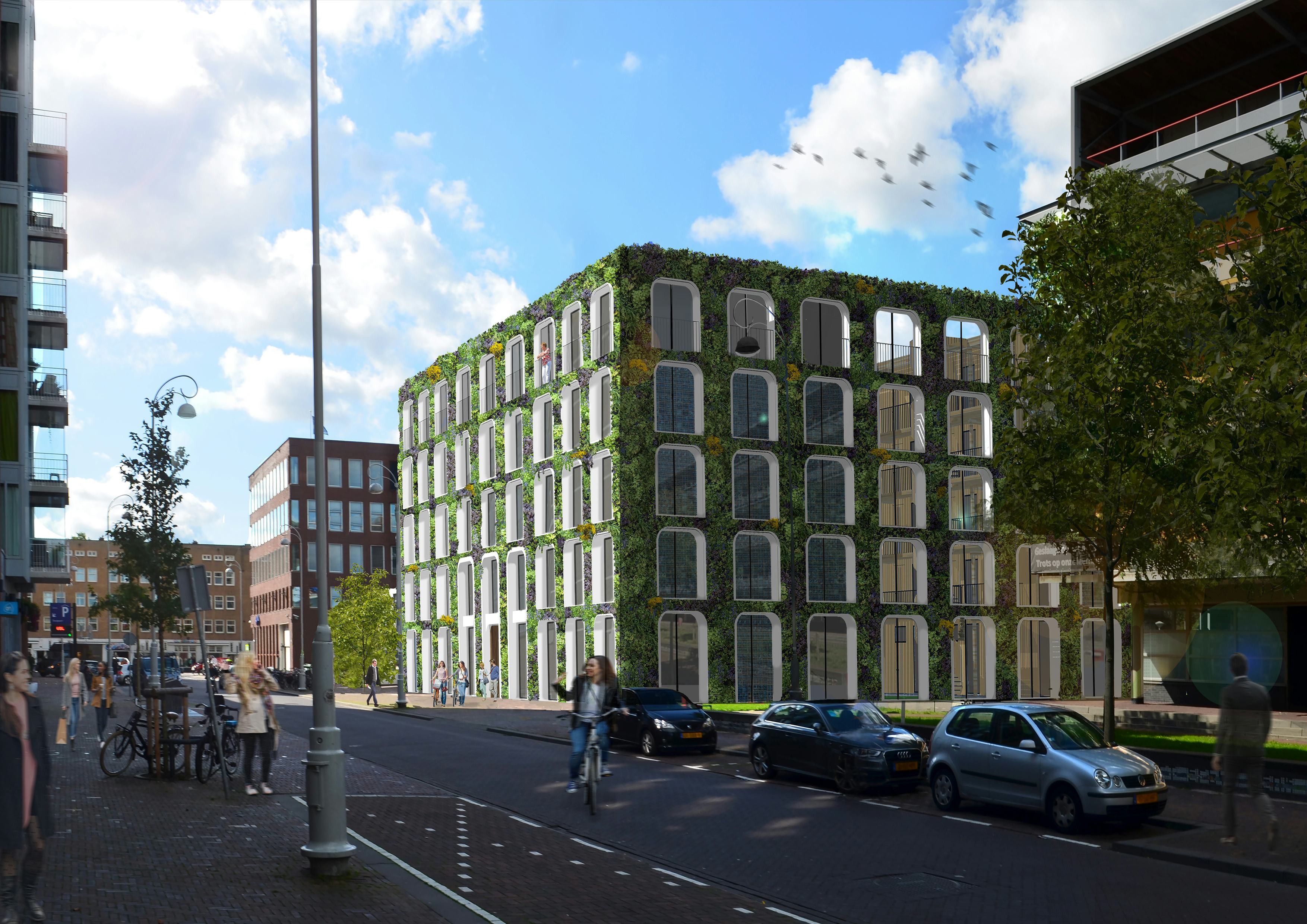 Plannen Polderweg: De Groene Amsterdammer door Marc Prosman Architecten