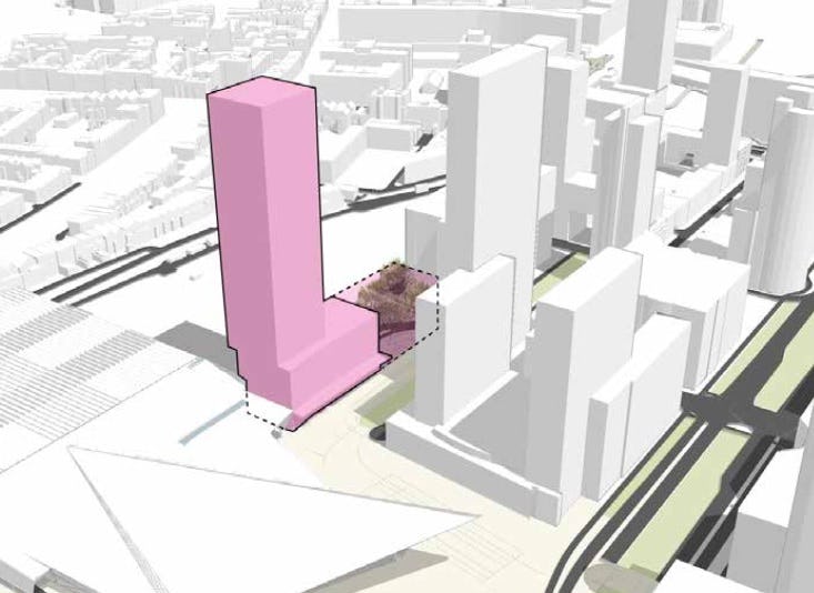 Uit het ontwikkeldocumentatie Delftseplein & Conradstraat Rotterdam