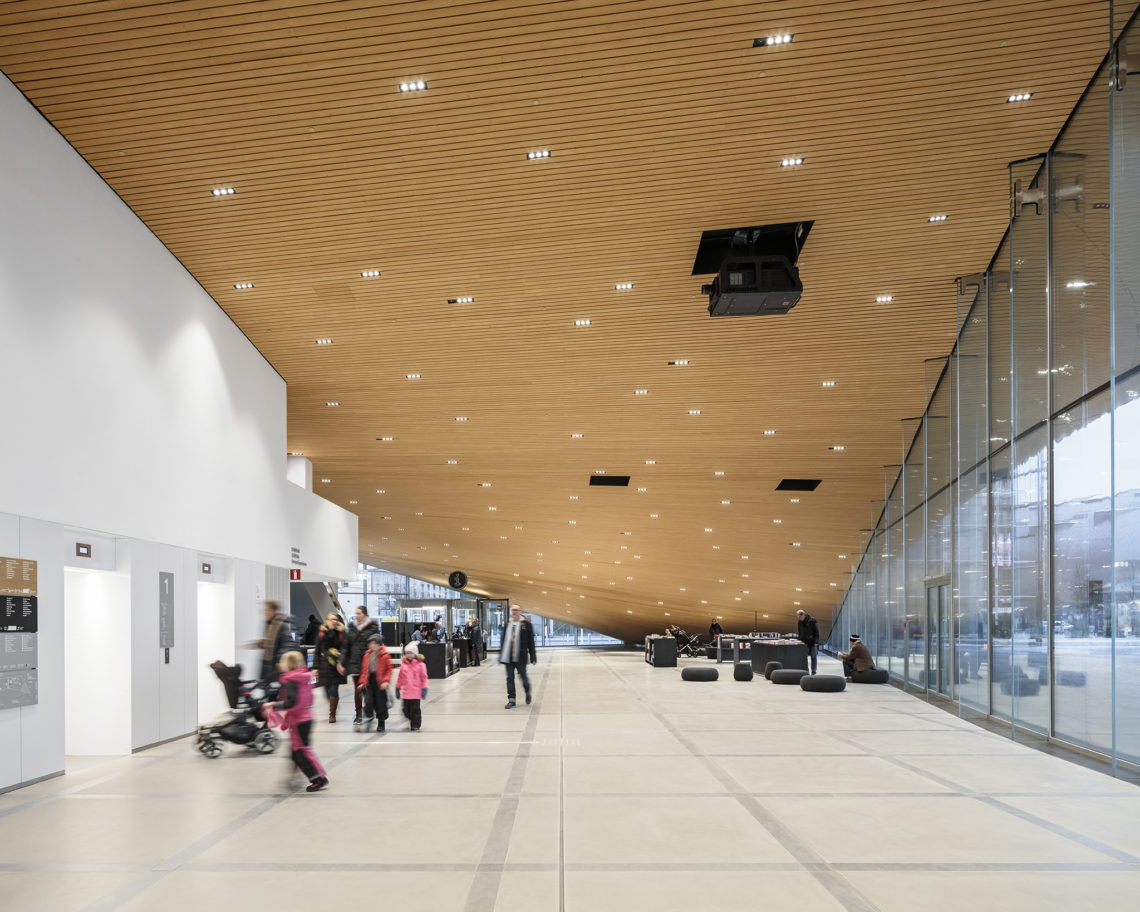 Begane grond. ALA Architects  20190102 Helsinki Central Library Oodi