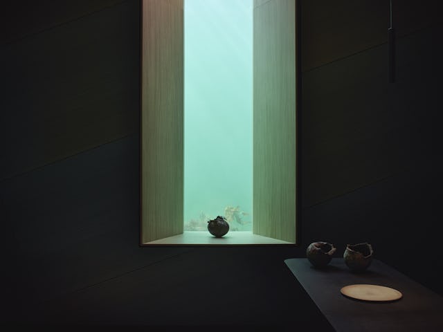 Restaurant 'Under' in Lindesnes Noorwegen door Snøhetta, beeld Ivar Kvaal