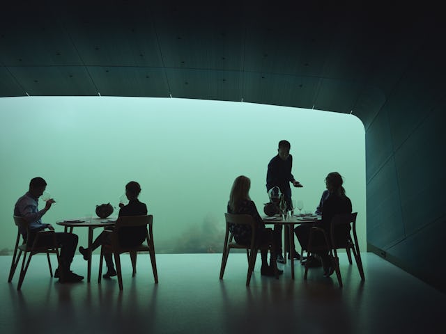 Restaurant 'Under' in Lindesnes Noorwegen door Snøhetta, beeld Ivar Kvaal