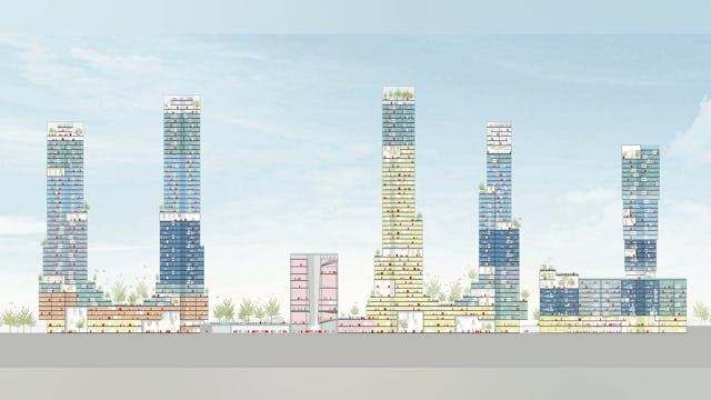 HS Kwartier Den Haag door KCAP, beeld KCAP