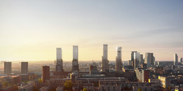 HS Kwartier Den Haag door KCAP, beeld WAX