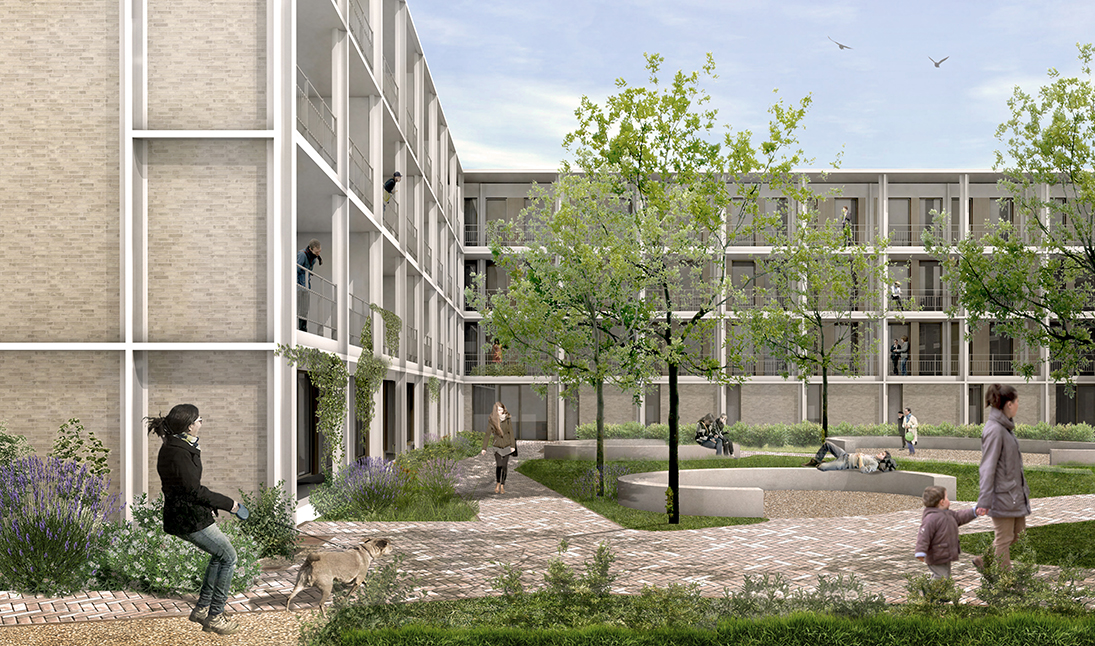 Reitse Hoevenstraat in Tilburg door KAW