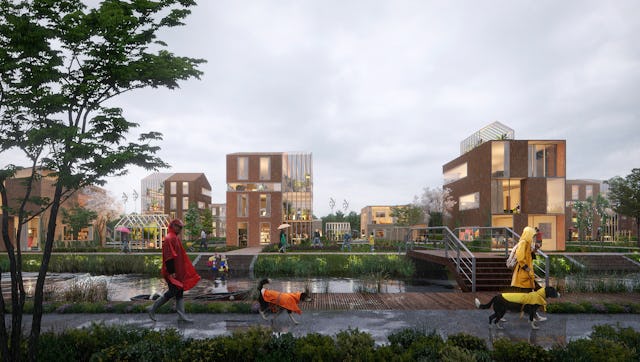 Brainport Smart District in Helmond door UNStudio en Felixx, beeld BSD Landscape Vision