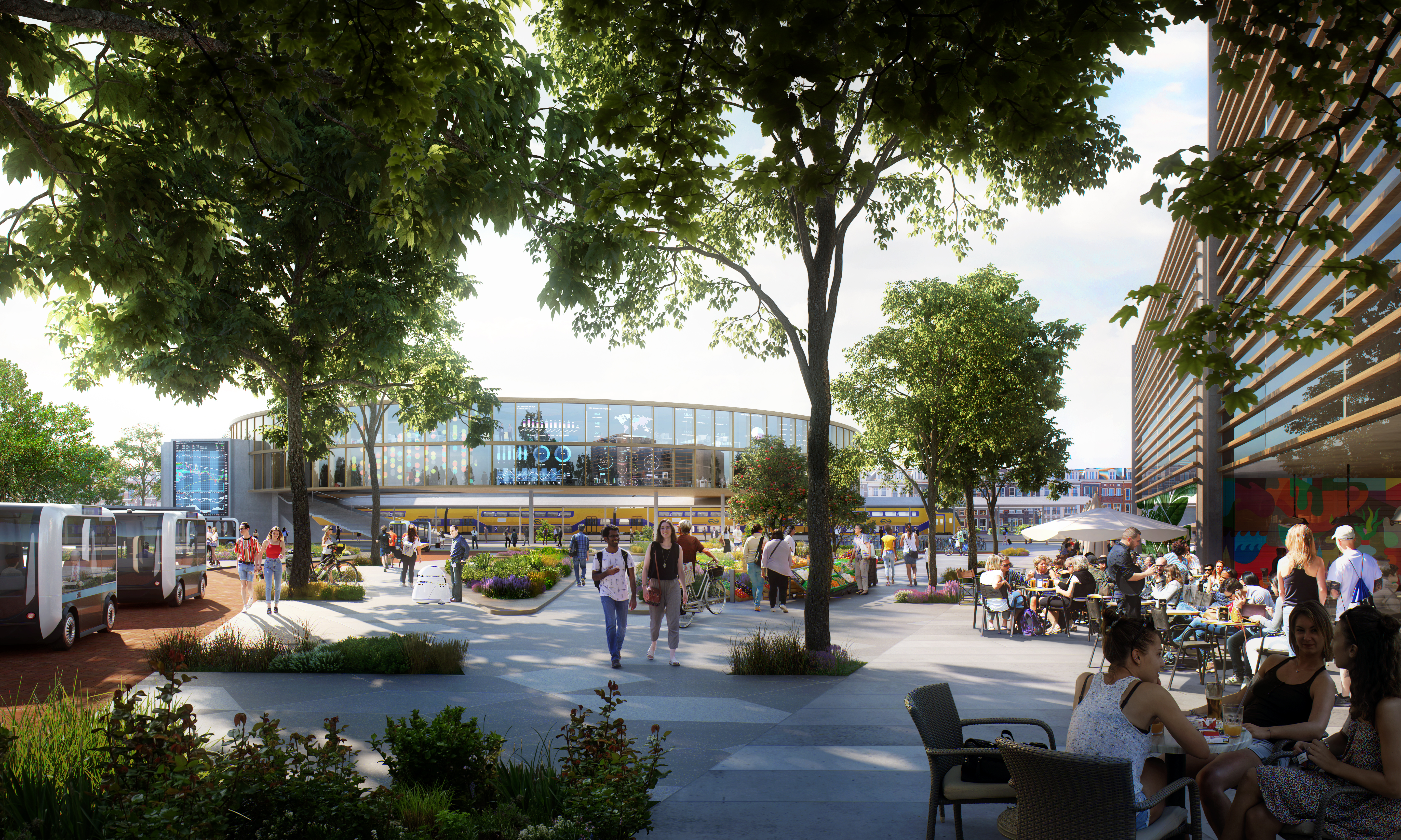 Brainport Smart District in Helmond door UNStudio en Felixx, beeld BSD Landscape Vision