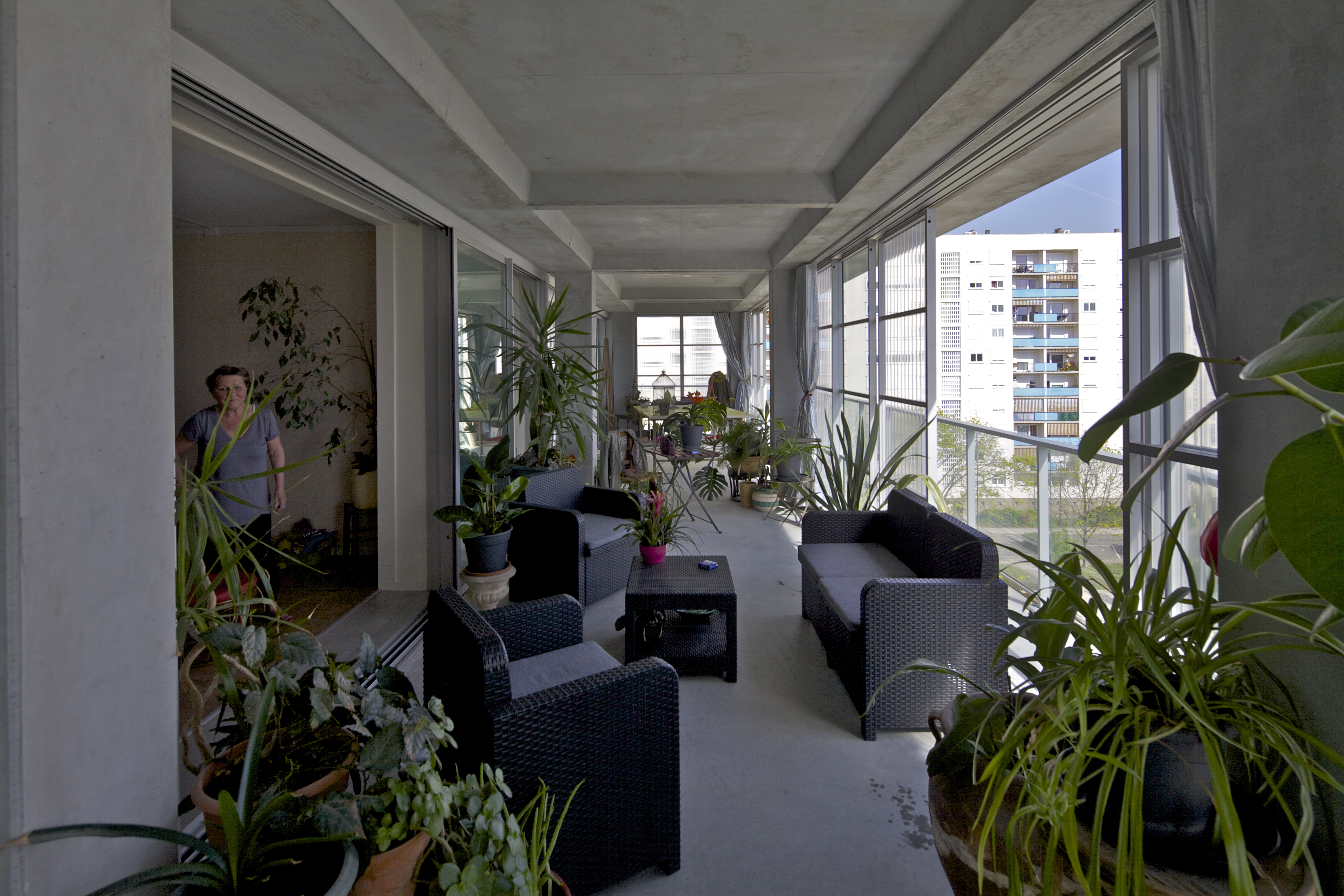 Transformatie van 530 woningen in Grand Parc Bordeaux door Lacaton & Vassal architectes, Frédéric Druot Architecture en Christophe Hutin Architecture, beeld Philippe Ruault