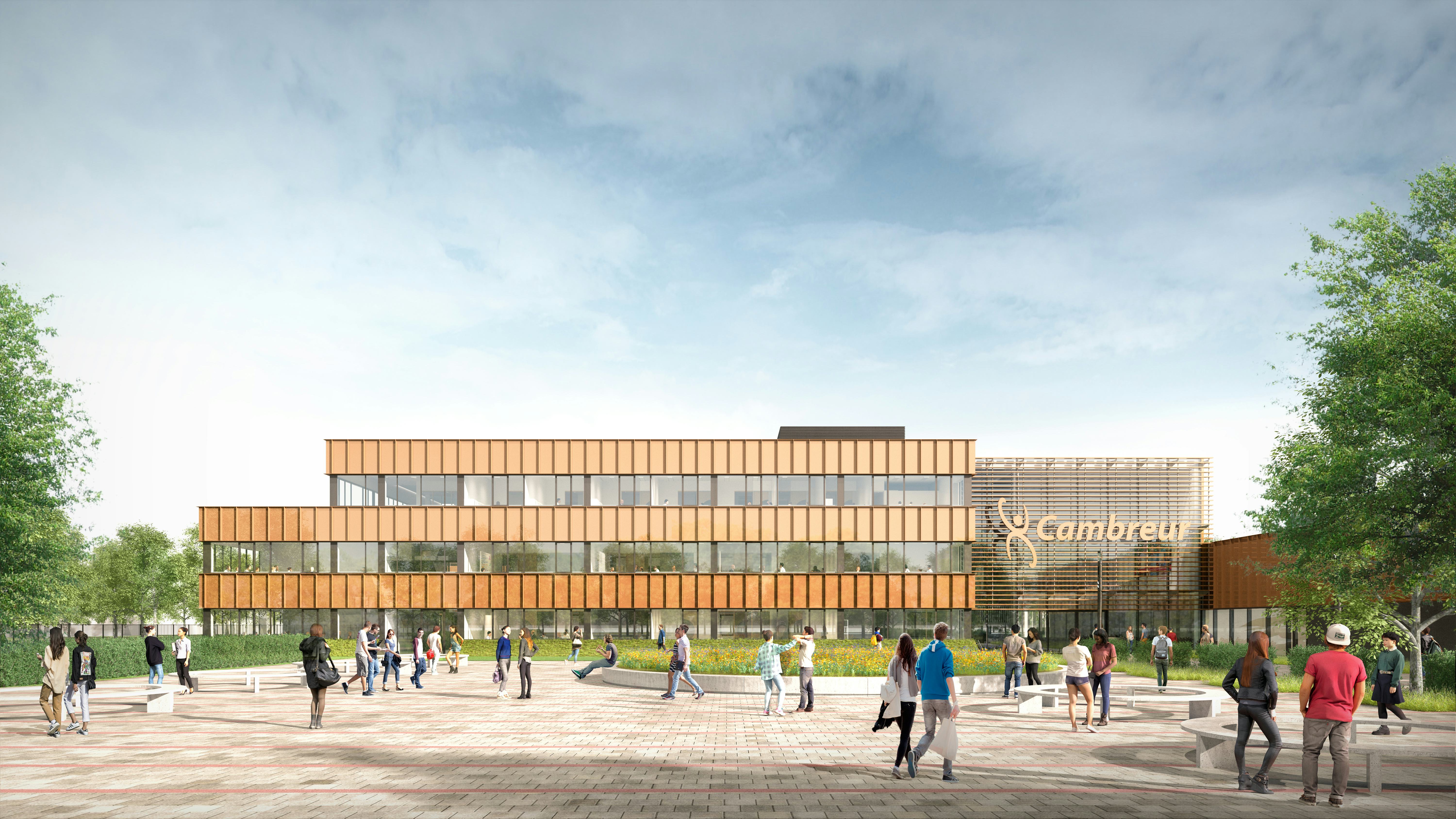 cepezed ontwerpt nieuwbouw Cambreur College Dongen