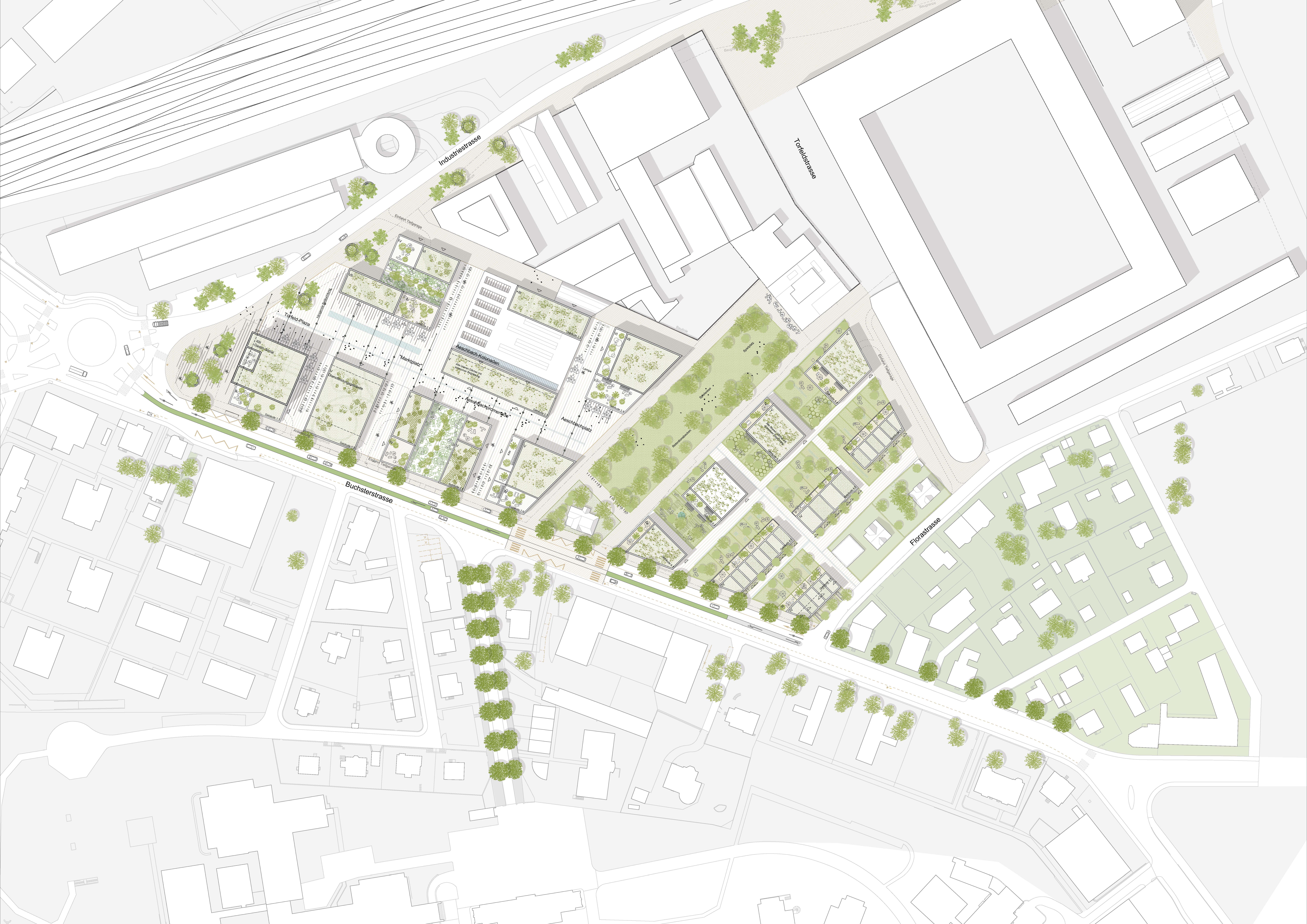 Masterplan. Beeld ©KCAP