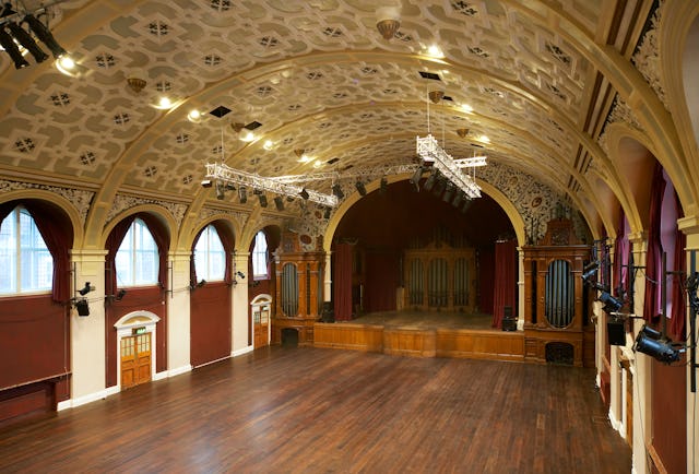 Battersea Arts Centre door Haworth Tompkins.